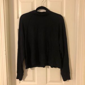 Abercrombie Black Mock Neck Long Sleeve